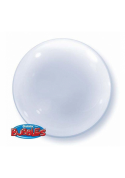 Balon foliowy Bubble Deco transparentny 61cm