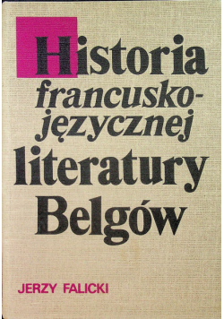 Historia francusko - języcznej literatury Belgów
