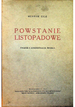 Powstanie listopadowe 1930 r