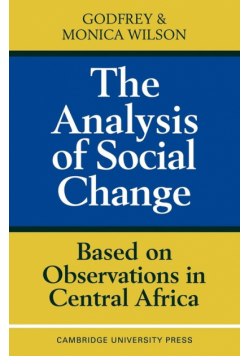 The Analysis of Social Change