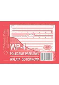 Polecenie przelewu wpłata gotówkowa... 445-5M