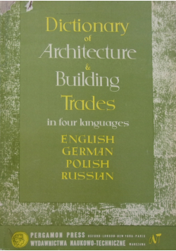 Dictionary of Architecture and Building Trades