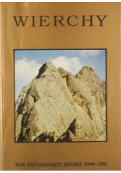 Wierchy Rok pięćdziesiąty siódmy 1988 1991