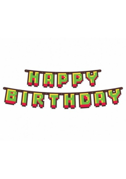 Girlanda papierowa Happy Birthday 160cm