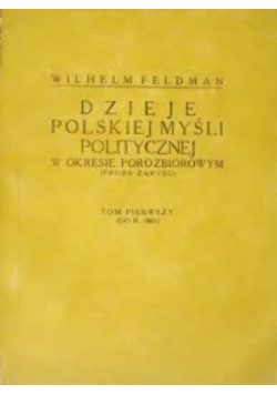 Dzieje polskiej myśli politycznej