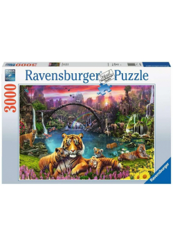 Puzzle 3000 Dzika natura z kwiatami