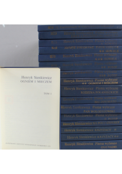 Sienkiewicz Pisma wybrane tom I do XVII