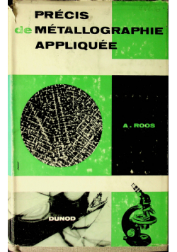 Precis de Metallographie Appliquee
