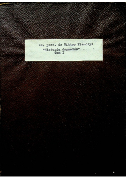 Historia dogmatów