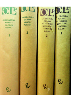 Obraz Literatury Polskiej 4 tomy