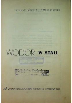 Wodór w stali