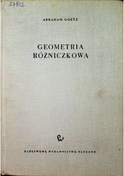 Geometria różniczkowa