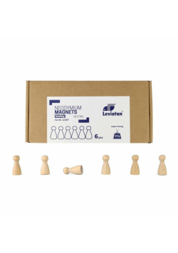 Magnesy neodymowe Bowling neutral 6szt LEVIATAN