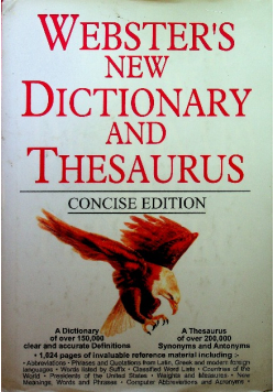 Webster's new dictionary and thesaurus