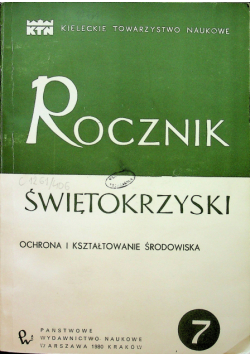 Rocznik świętokrzyski Tom VII