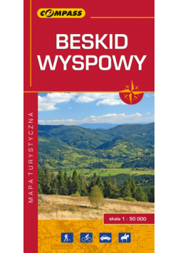 Beskid Wyspowy Mapa turystyczna 1:50 000