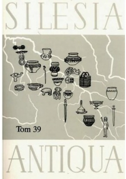 Silesia Antiqua, Tom XXXIX