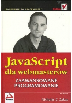 JavaScript dla webmasterów zaawansowane programowanie