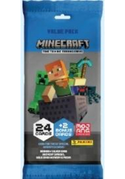 Saszetka 24 karty Minecraft TC 2 + 2 karty spec.