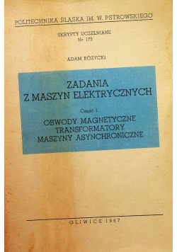 Zadania z maszyn elektrycznych część 1