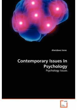 Contemporary Issues In Psychology