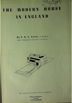 The modern house in england 1947 r.