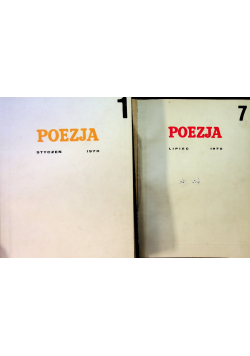 Poezja miesięcznik rocznik 1970 część od 1 do 12