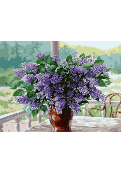 Malowanie po numerach - Lilak 30x40cm