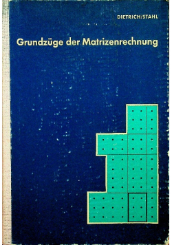 Grunzüge der Matrizenrechnung