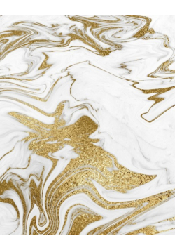 Liquid Gold Marble Composition Notebook - Large Ruled Notebook - 8x10 Lined Notebook (Softcover Journal / Notebook / Diary)