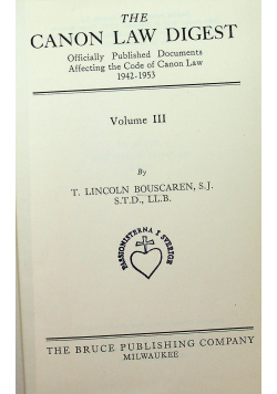 Canon law digest