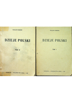 Dzieje Polski 2 tomy 1938 r.