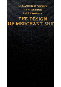 The design of merchant ships