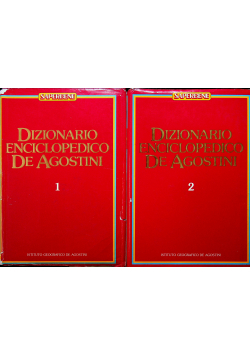 Dizionario enciclopedico deAgostinitom 1 i 2