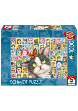 Puzzle 1000 Kocia mimika