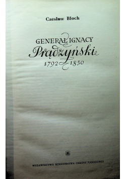 Generał Ignacy Prądzyński 1792 - 1850