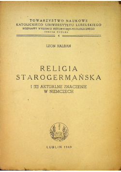 Religia starogermańska 1949 r.