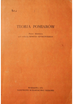Teoria pomiarów