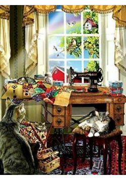 Puzzle 1000 Szwalnia,Lori Schory