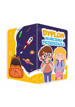 Dyplom A5 składany - Kosmos 10szt