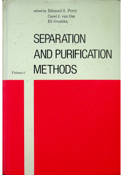 Separation and purification methods