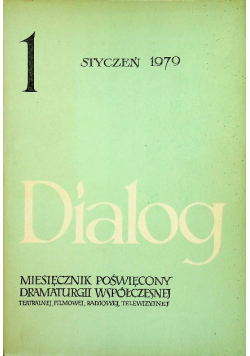 Dialog nr 1 styczeń 1979