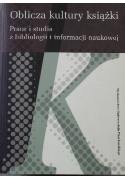 Oblicza kultury książki