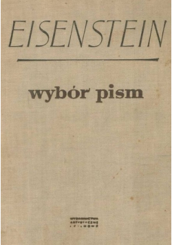 Eisenstein Wybór pism