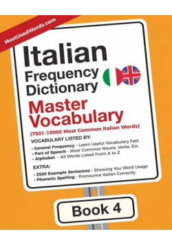 Italian Frequency Dictionary - Master Vocabulary