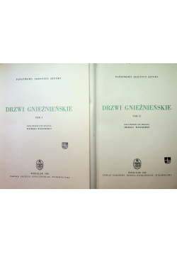Drzwi Gnieźnieńskie tom I i II