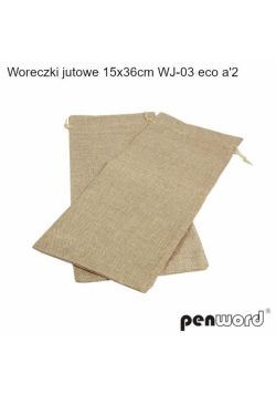 Woreczki jutowe ecko 36x15cm 2szt