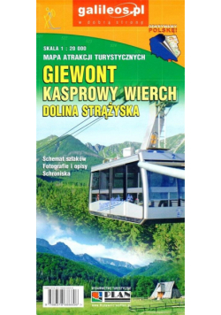 Mapa - Giewont, Kasprowy Wierch.. 1:20 000
