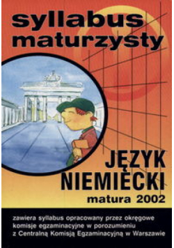 Syllabus maturzysty  Język niemiecki matura 2002