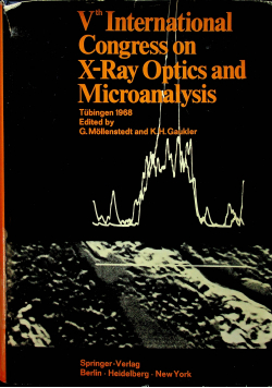 Vth InternationalCongress on X Ray Optics and Microanalysis